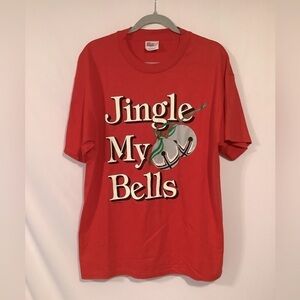 JINGLE My Bells Holiday Christmas T-Shirt (Hanes Heavyweight Tag)